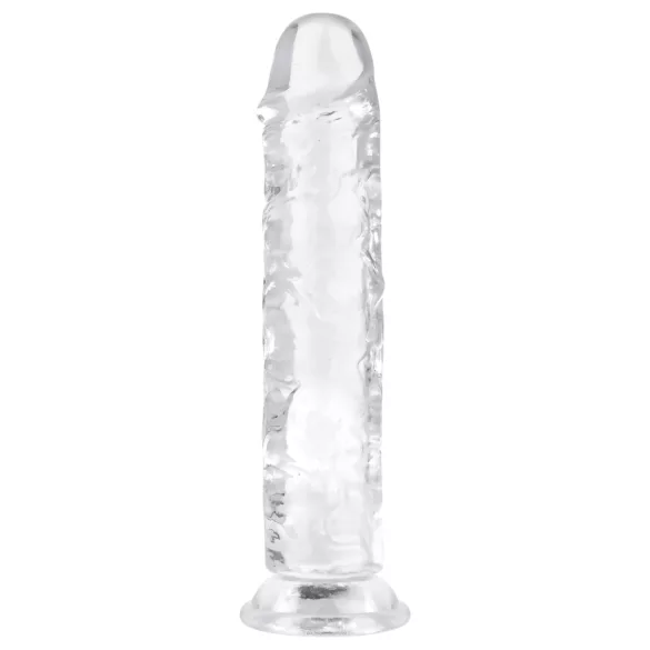 EasyToys - želejas dildo 18cm caurspīdīgs