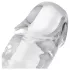 EasyToys - želejas dildo 18cm caurspīdīgs