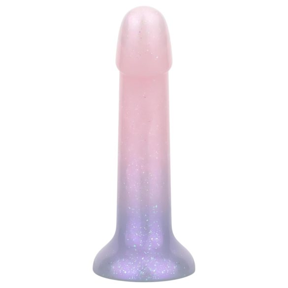 EasyToys Mermaid - dildo ar spīdumiem 19cm rozā