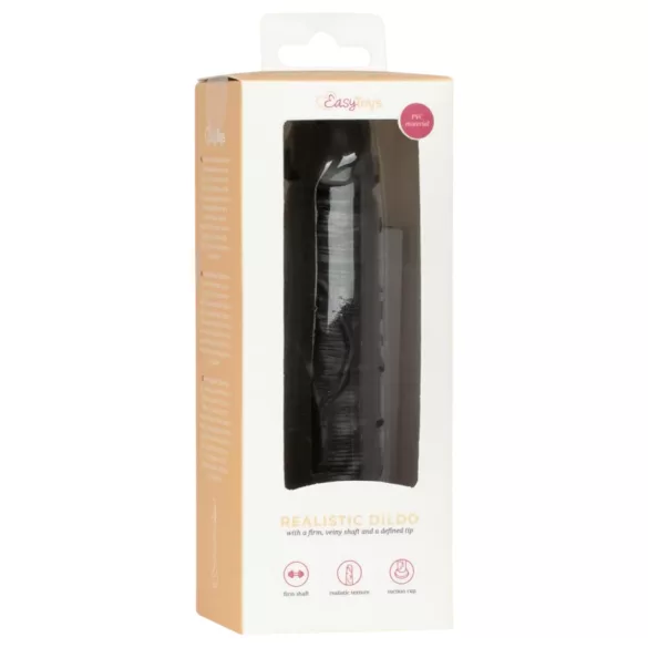 Easytoys - realistisks dildo 12 cm melns