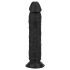 Easytoys - dzīves lieluma dildo - 22,5 cm (melns)