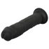 Easytoys - dzīves lieluma dildo - 22,5 cm (melns)