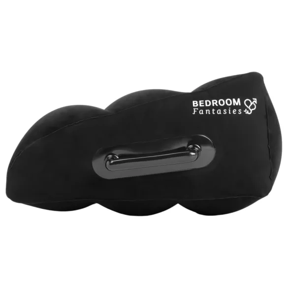 Bedroom Fantasies - piepūšams seksa spilvens ar rokturiem melns