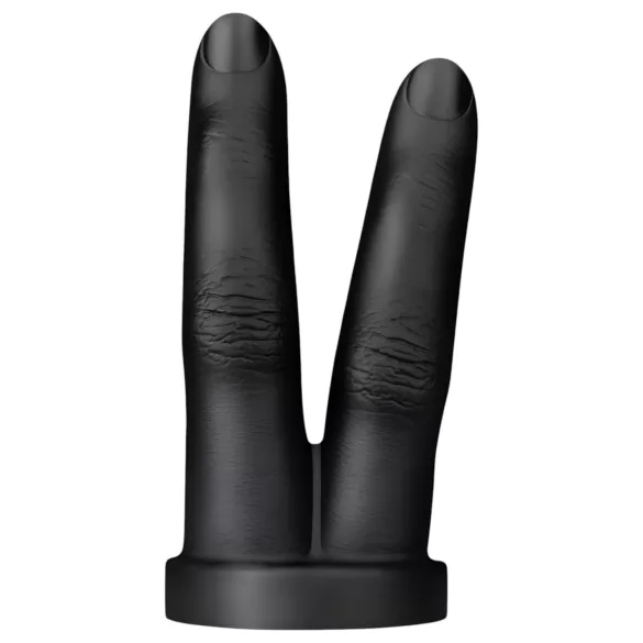BUTTR Victory - dubultais anālais dildo, melns