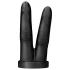 BUTTR Victory - dubultais anālais dildo, melns