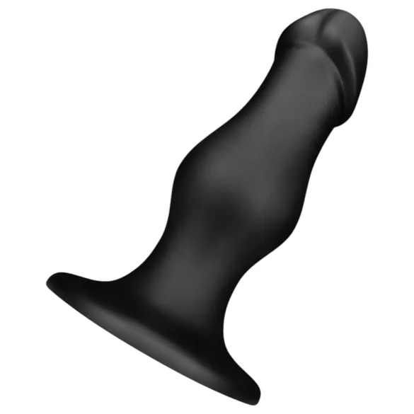 BUTTR FIM-92 - anālais dildo ar piesūcekni melns