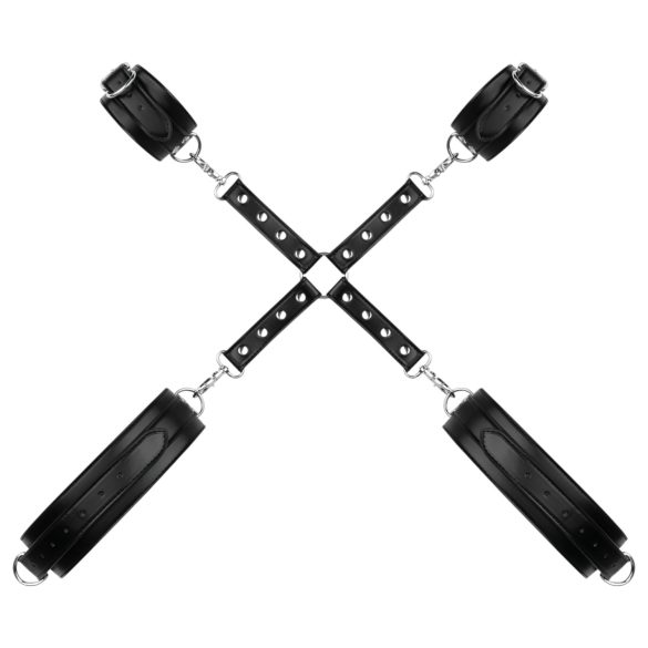 Bedroom Fantasies - roku un augšstilbu saslēdzēji melnā krāsā