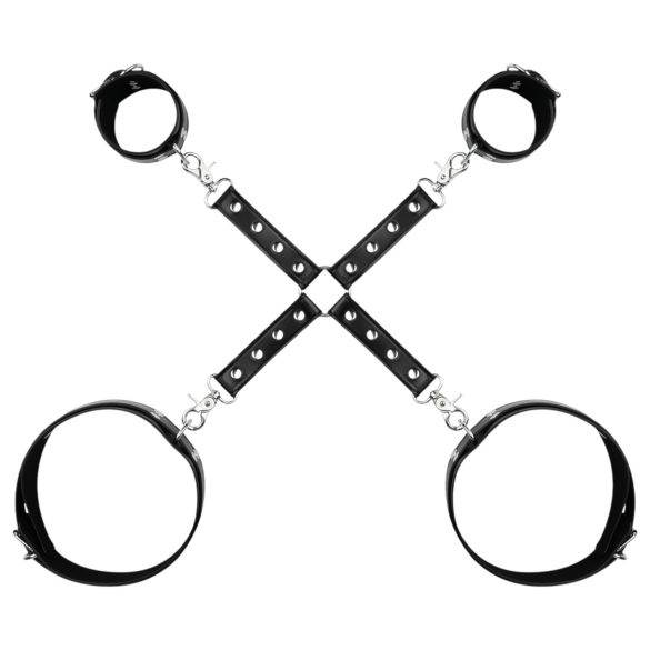 Bedroom Fantasies - roku un augšstilbu saslēdzēji melnā krāsā