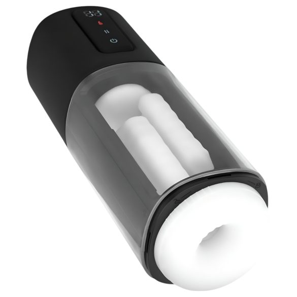 CRUIZR CX11 - masturbators ar sildošu funkciju un stingru tvērienu, melns