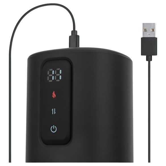 CRUIZR CX11 - masturbators ar sildošu funkciju un stingru tvērienu, melns