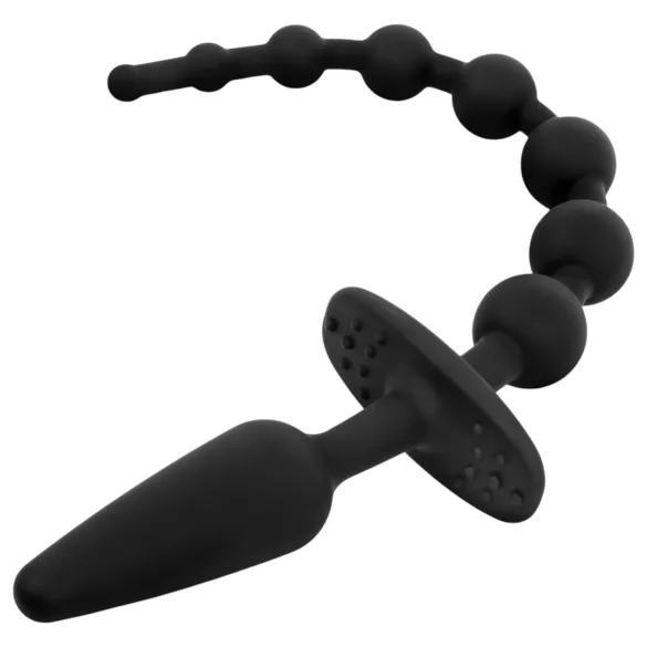 EasyToys - anālais aizbāznis 2in1 melns