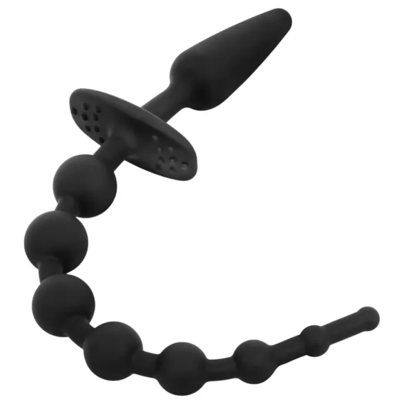 EasyToys - anālais aizbāznis 2in1 melns
