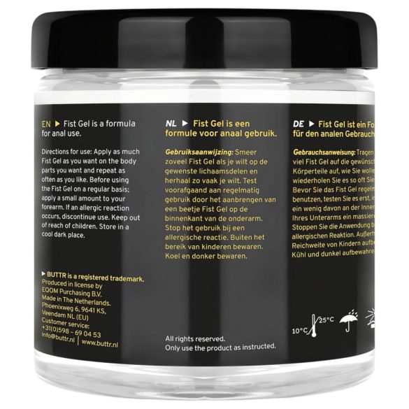BUTTR - anālais fisting gels bez lipīguma 500ml