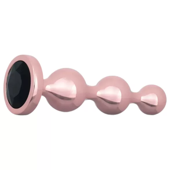 Rosy Gold - anālo dildo komplekts (rozā zelts)