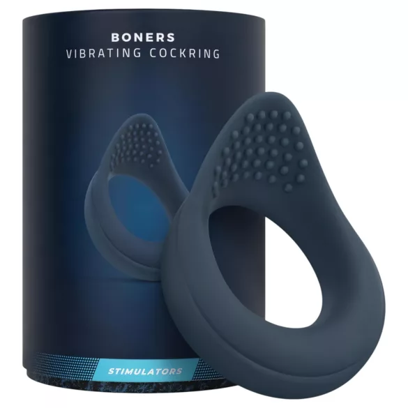 Boners - vibrējošs erekcijas gredzens zils