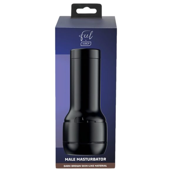 Kiiroo Feel - masturbators rotaļlieta sievietes forma tumši brūna