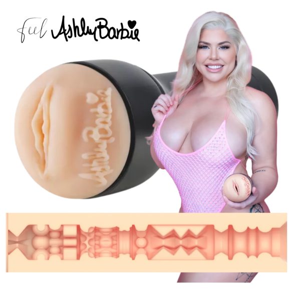 Kiiroo Ashley Barbie - masturbators mākslīgā maksts (dabīgs)