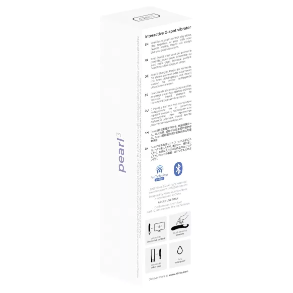 Kiiroo Pearl 3 - interaktīvais G-punkta vibrators violetā krāsā