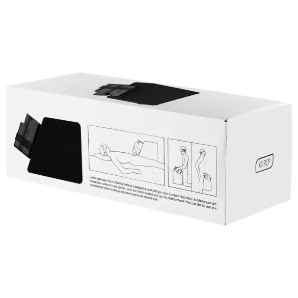 Kiiroo Keon - masturbatora un spilvena turētājs melnā krāsā