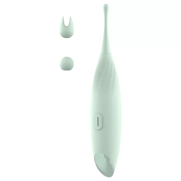 Glam - punktveida klitora vibrators (zaļš)