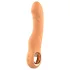 Glam - lokans rievots vibrators (persiku krāsas)