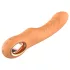 Glam - lokans rievots vibrators (persiku krāsas)