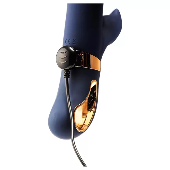 Dream Toys Atropos - uzlādējams sildošs vibrators zilā krāsā