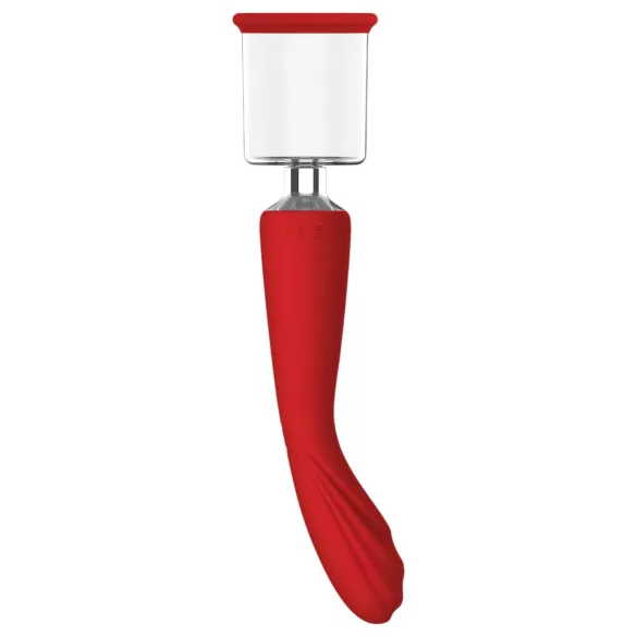 Red Revolution Georgia - G-punkta vibrators un vagīnas pumpis sarkans