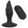 Tumšās Kvēles Angelina - anālais vibrators (melns)