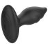Tumšās Kvēles Angelina - anālais vibrators (melns)
