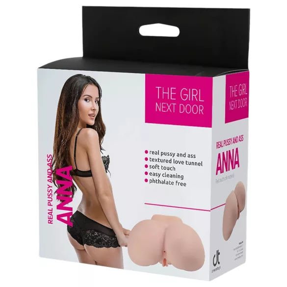 The Girl Next Door Anna - reālistisks torss masturbators (ādas krāsas)