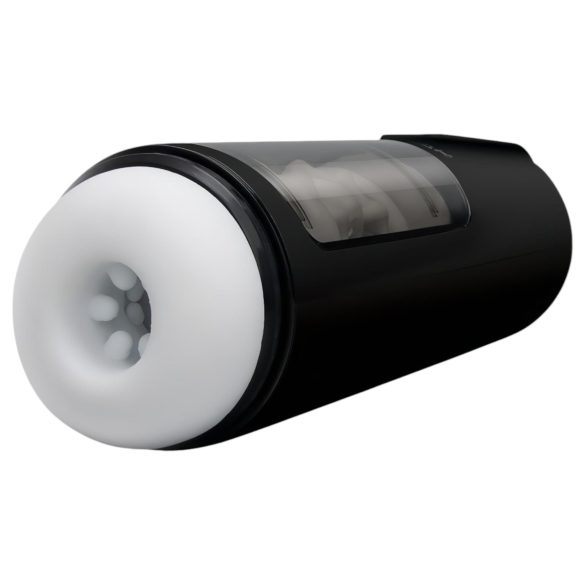 Dreamtoys Blowtech - vibrējošs, augšup-leju kustības masturbators (melns)