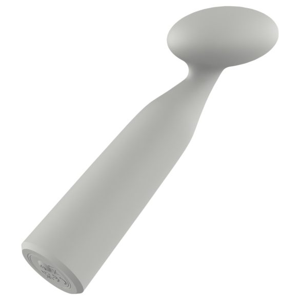 Nude Luna - mini wand vibrators ar akumulatoru, pelēks
