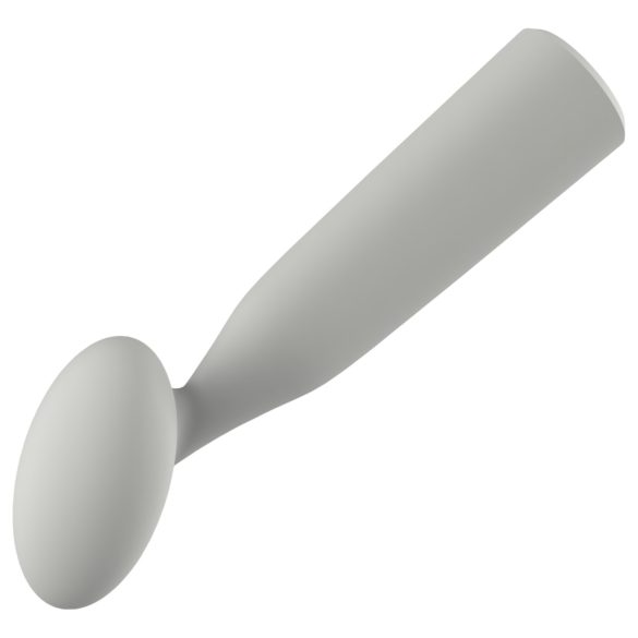 Nude Luna - mini wand vibrators ar akumulatoru, pelēks