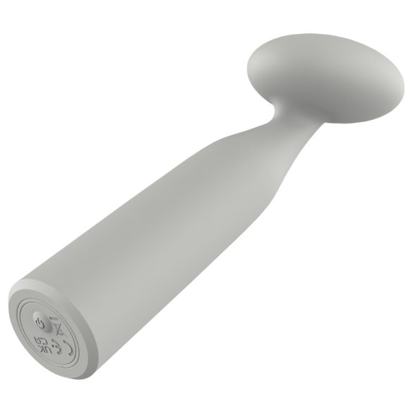 Nude Luna - mini wand vibrators ar akumulatoru, pelēks