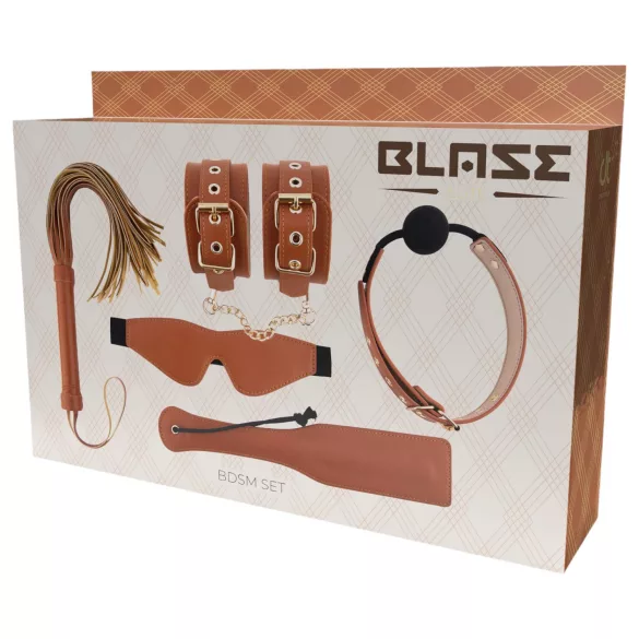 Blaze Elite - BDSM komplekts 5 daļas brūns