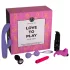 Pleasure Box vibratora komplekts 6 gab rozā-violets