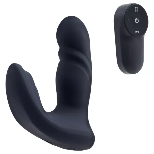Dreamtoys Pulz - stumjošs anālais vibrators ar tālvadības pulti (zils)