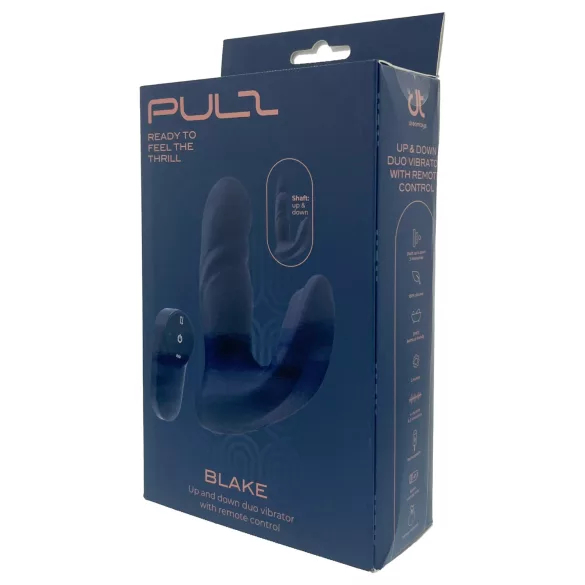 Dreamtoys Pulz - stumjošs anālais vibrators ar tālvadības pulti (zils)