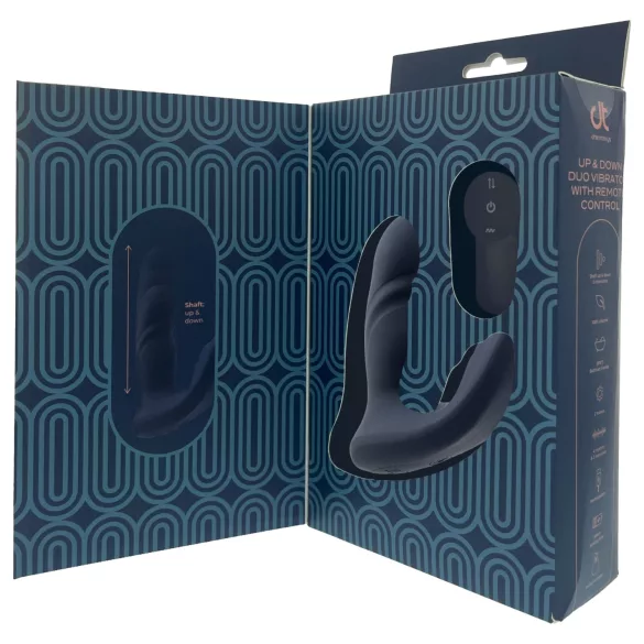 Dreamtoys Pulz - stumjošs anālais vibrators ar tālvadības pulti (zils)