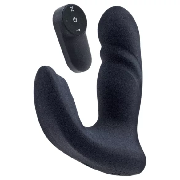 Dreamtoys Pulz - stumjošs anālais vibrators ar tālvadības pulti (zils)