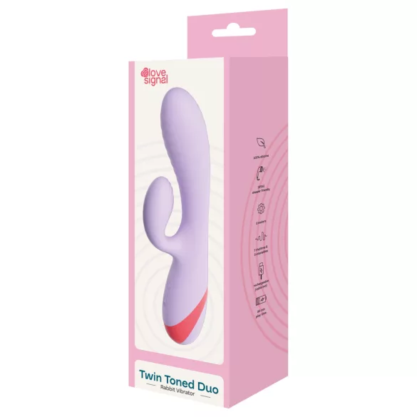 Dreamtoys Love Signal - klitora vibrators ar rokturi (violets)