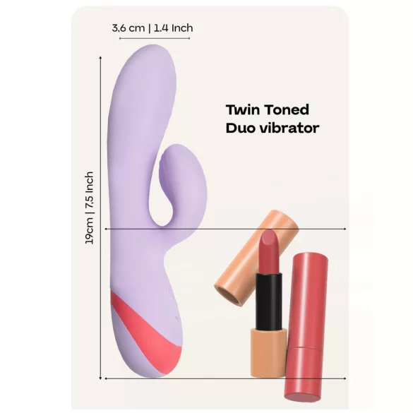 Dreamtoys Love Signal - klitora vibrators ar rokturi (violets)