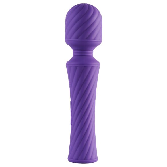 Dreamtoys vibrējošais masieris ar stimulāciju, violets