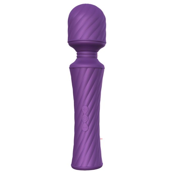 Dreamtoys vibrējošais masieris ar stimulāciju, violets