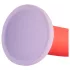 Dreamtoys Love Signal - divkrāsu silikona dildo, vidējs (sarkans)