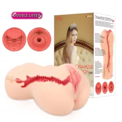   Kokos Onahole 001 XL - realistisks mākslīgais vagīnas masturbators (dabīgs)