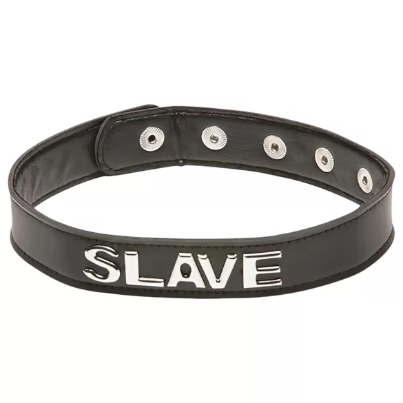 X-Play Slave - vergu apkakle melna