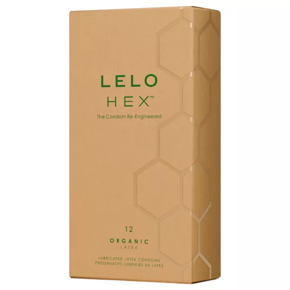 LELO Hex Organic - prezervatīvi 12 gab organiskie ultra plānie