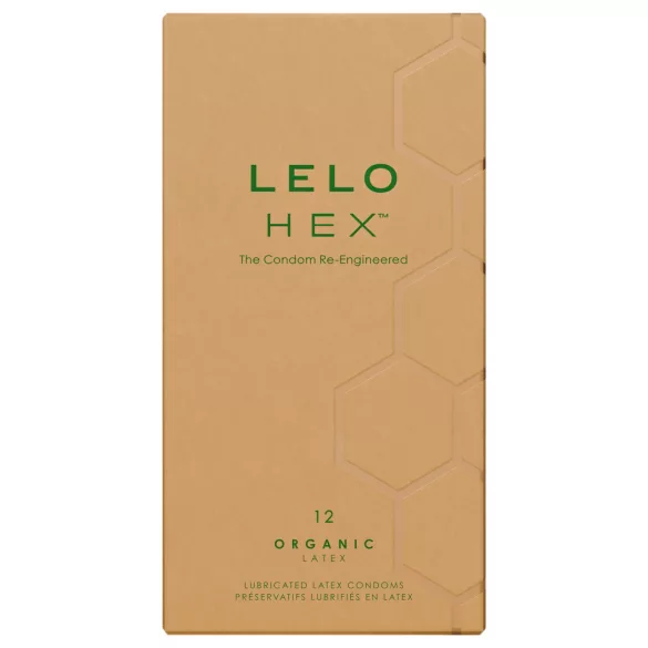 LELO Hex Organic - prezervatīvi 12 gab organiskie ultra plānie